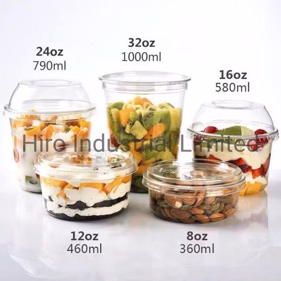 Pet Plastic Clear Transparent Container Jar Cookie Package Box