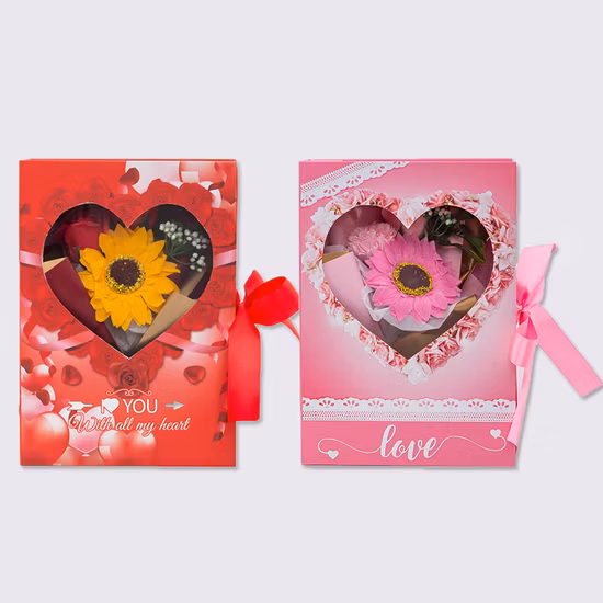 Coperchio ribaltabile Confezione regalo di compleanno di San Valentino Scatola vuota Scatola regalo Tanabata Scatola di carta Compagno di cancelleria Snack Scatola di colori Scatola di imballaggio